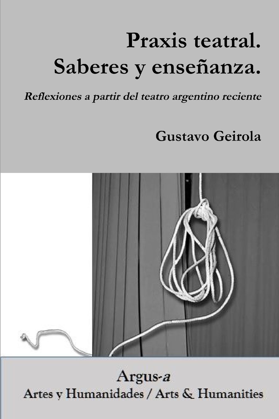 Praxis teatral. Saberes y enseñanza. Reflexiones a partir del teatro argentino reciente