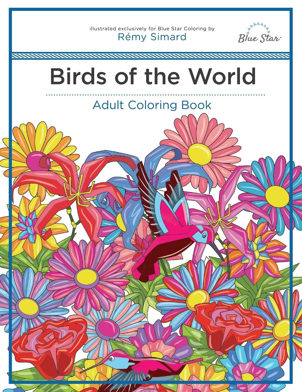 Adult Coloring Book: Birds of the World