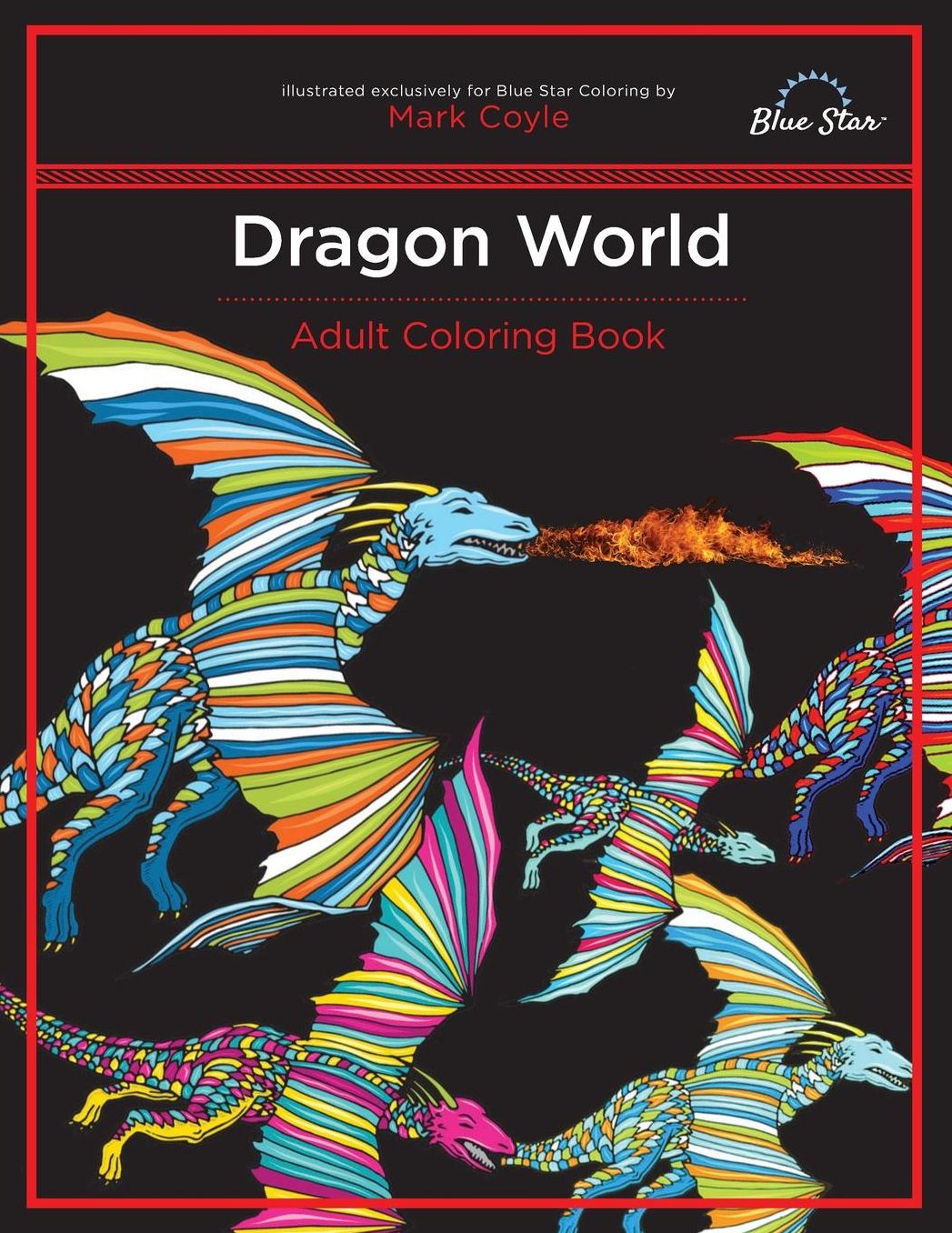 Adult Coloring Book: Dragon World