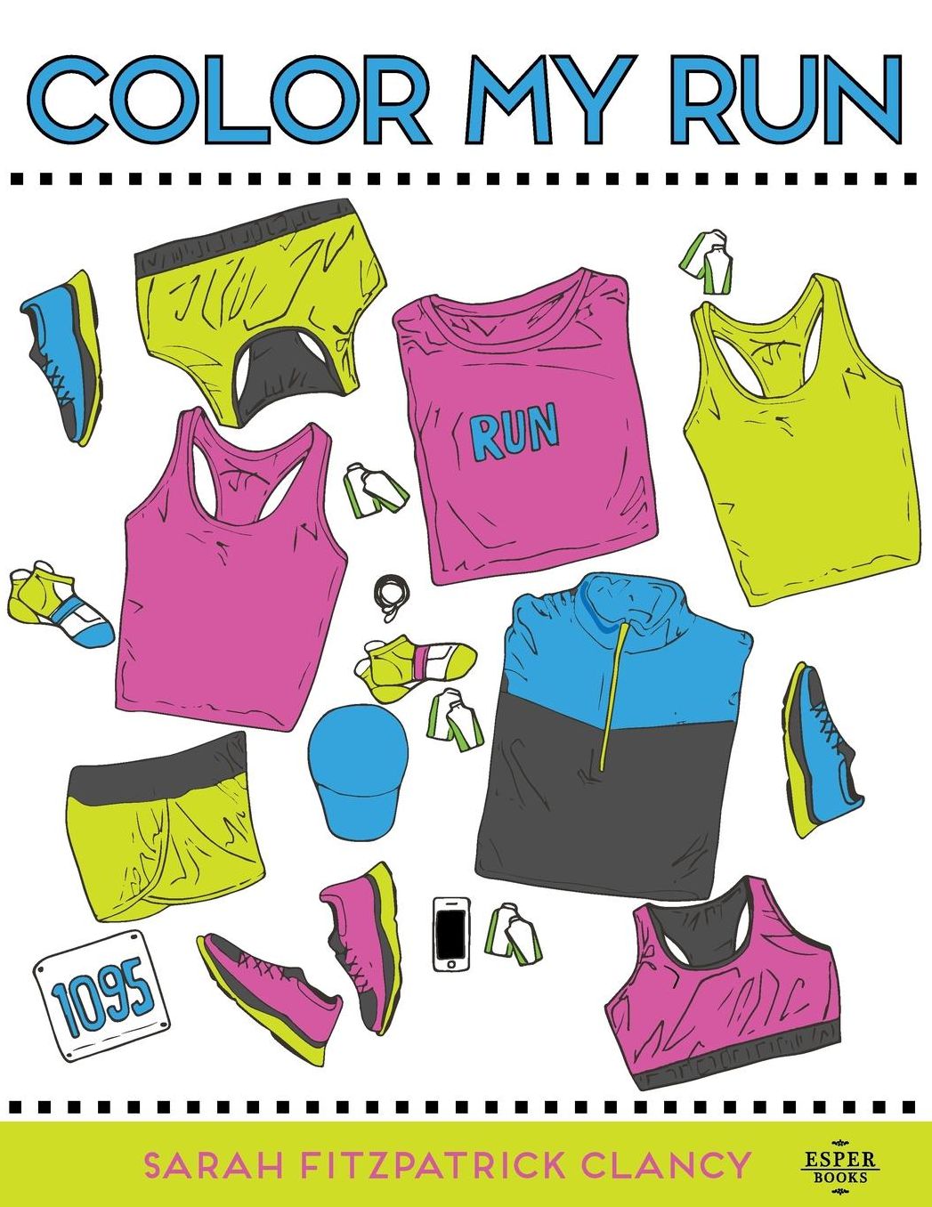 Color My Run: Adult Coloring Book