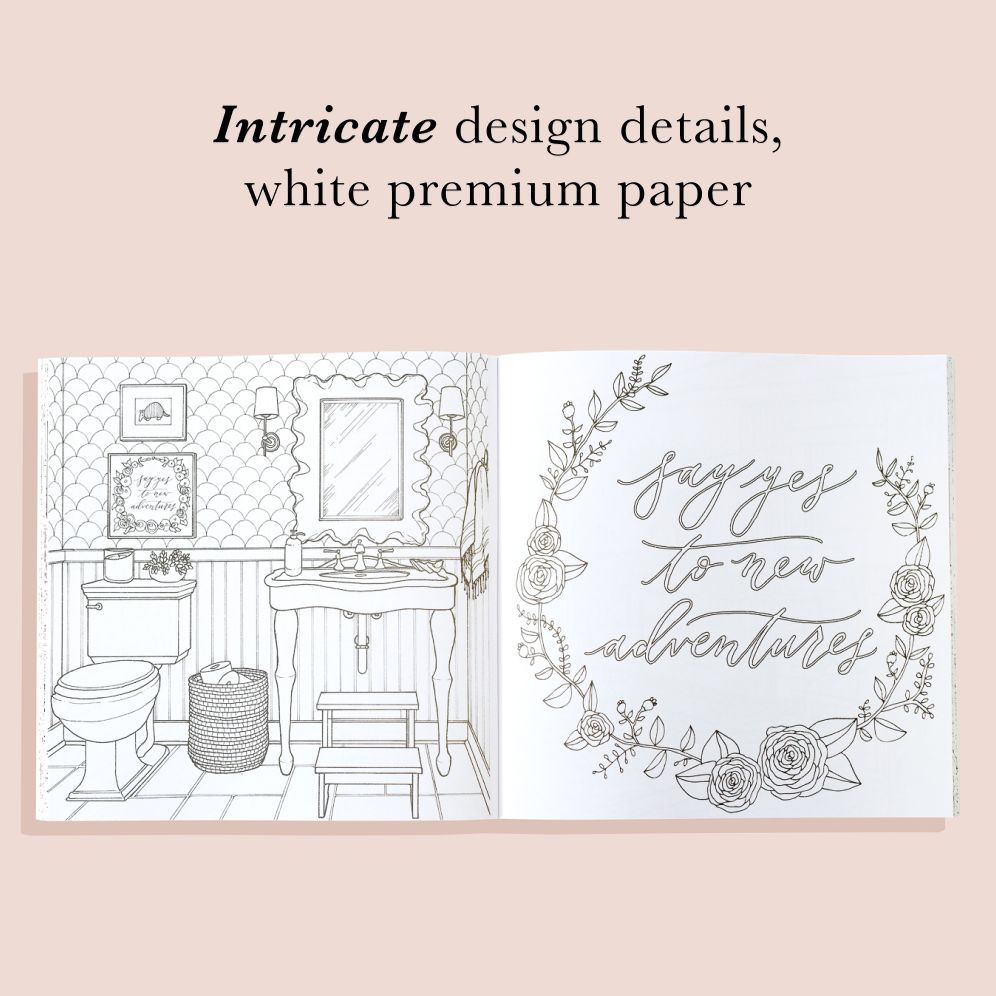 Color at Home: A Young House Love Coloring Book