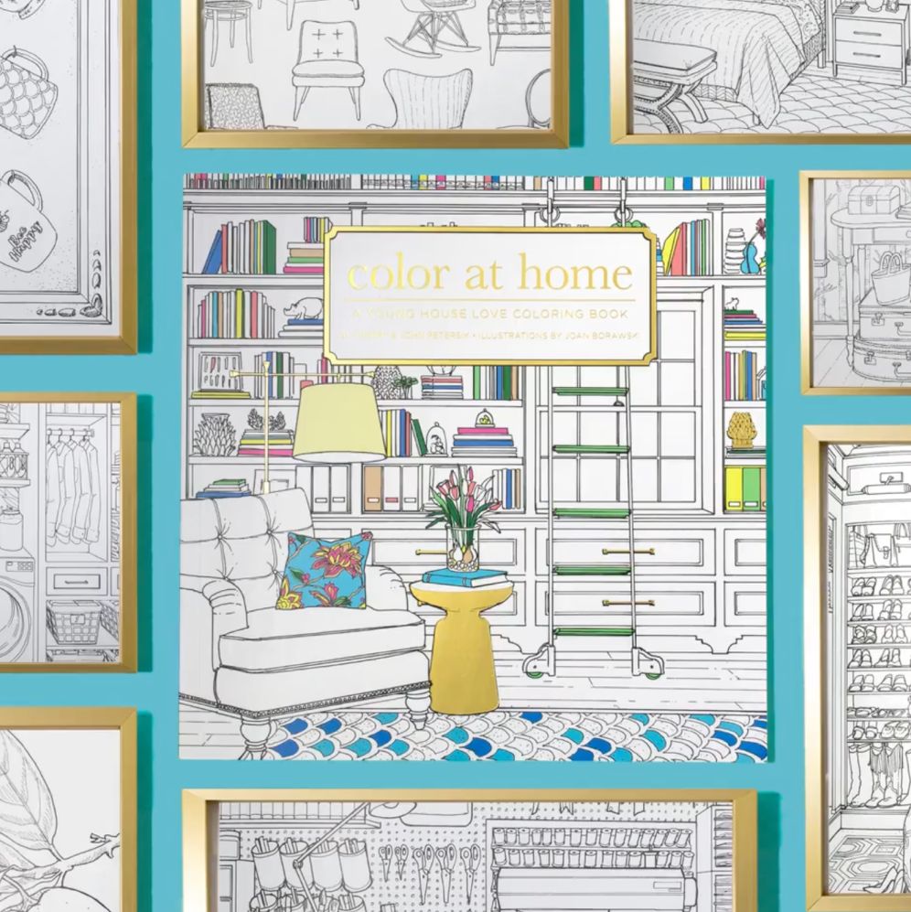 Color at Home: A Young House Love Coloring Book