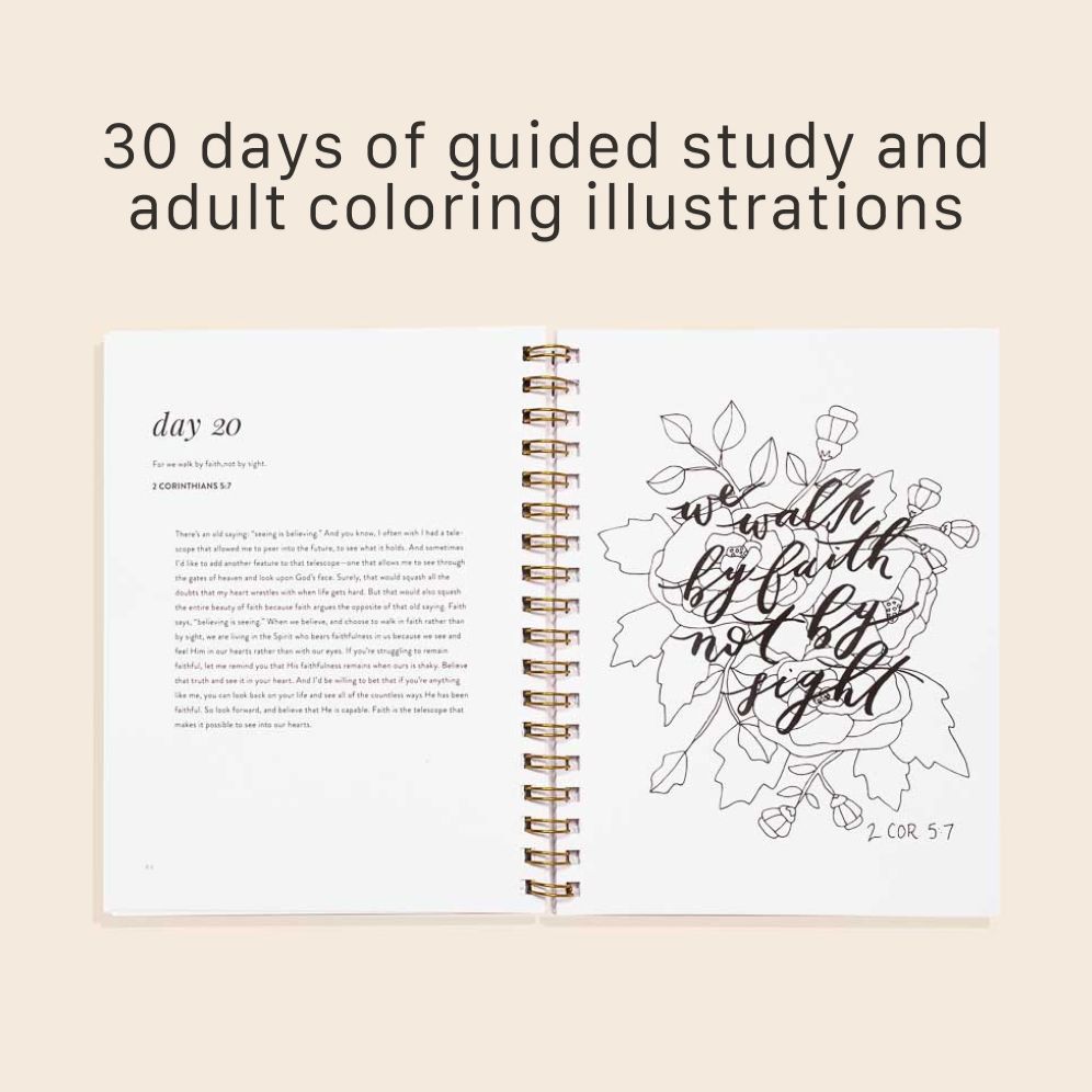 Wholehearted: A Coloring Book Devotional, Premium Edition