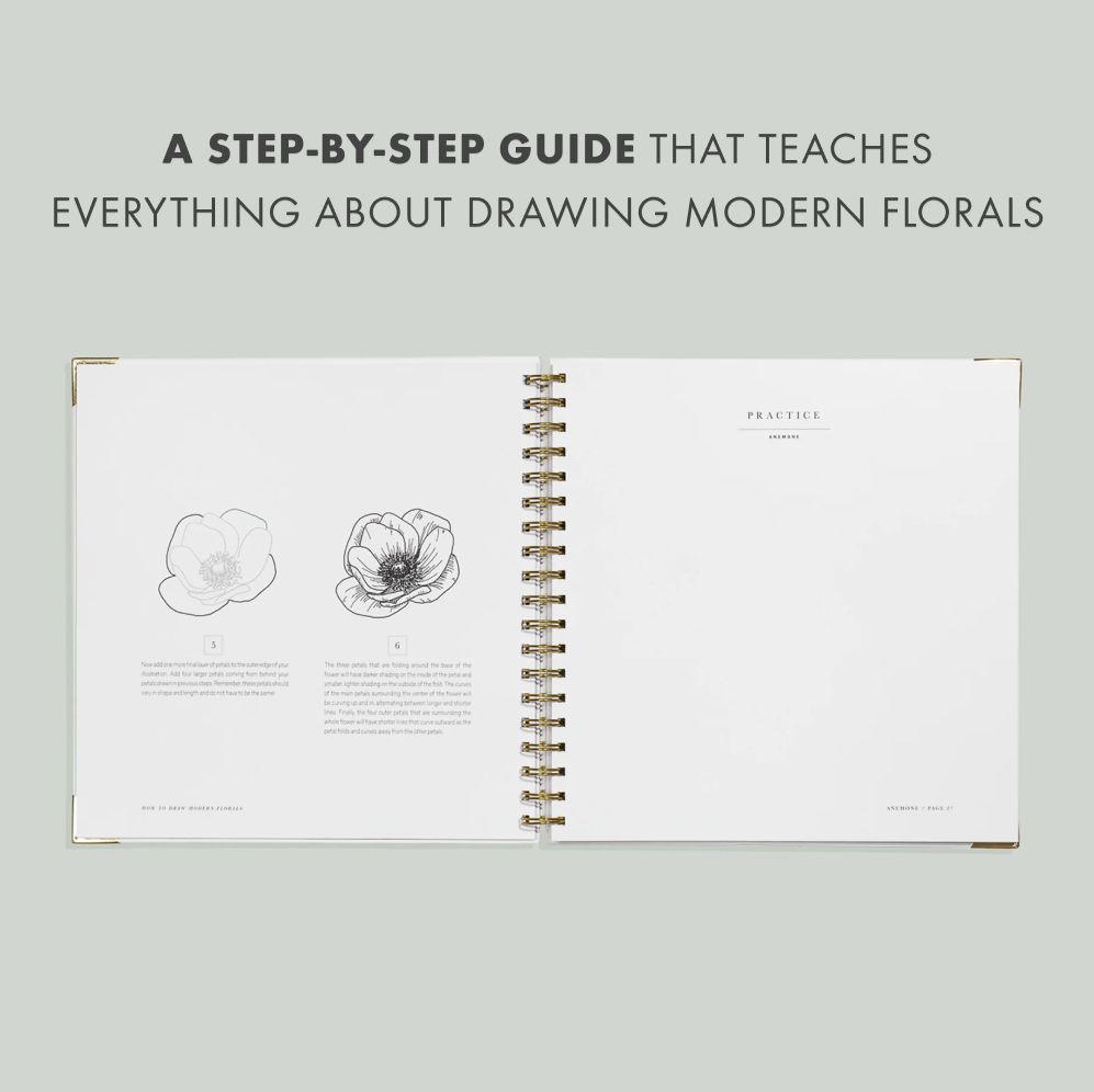 How To Draw Modern Florals: An Introduction To The Art of Flowers, Cacti, and More