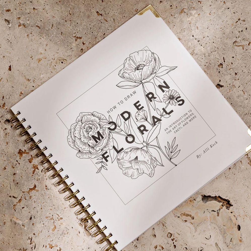 How To Draw Modern Florals: An Introduction To The Art of Flowers, Cacti, and More