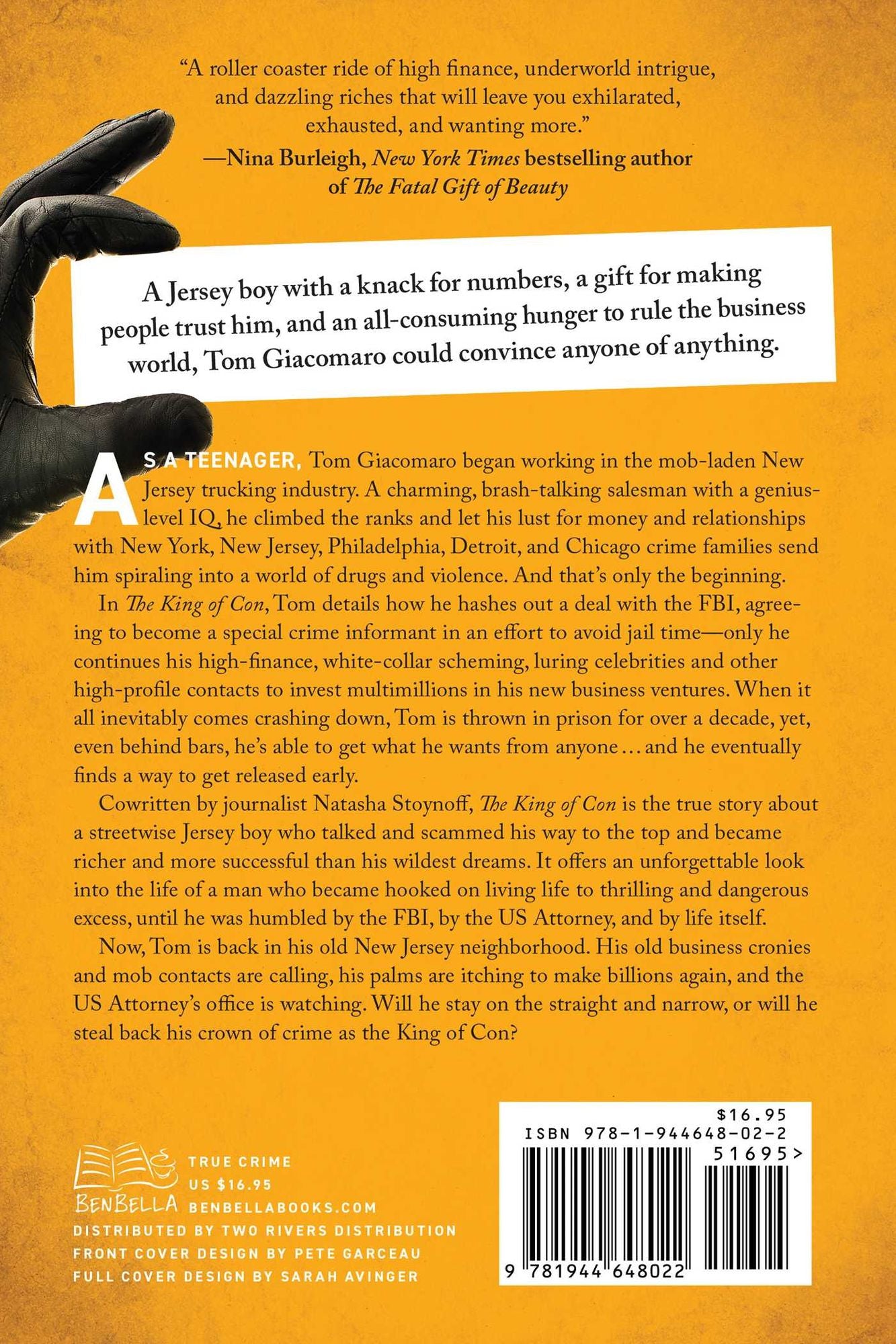 The King of Con: How a Smooth-Talking Jersey Boy Made and Lost Billions, Baffled the FBI, Eluded the Mob, and Lived to Tell the Crooked Tale