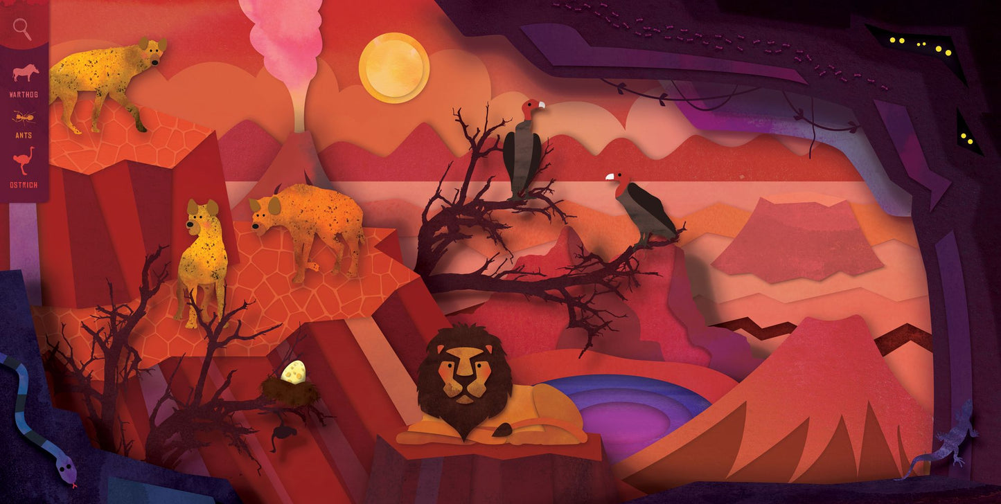 Slide-N-Seek: Safari: A sliding wheel and hidden picture book