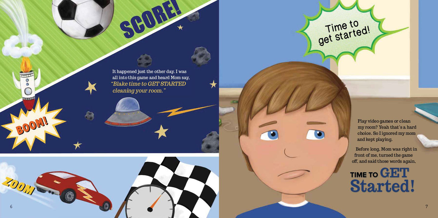 Time to Get Started!: A Story about Learning to Take Initiatives