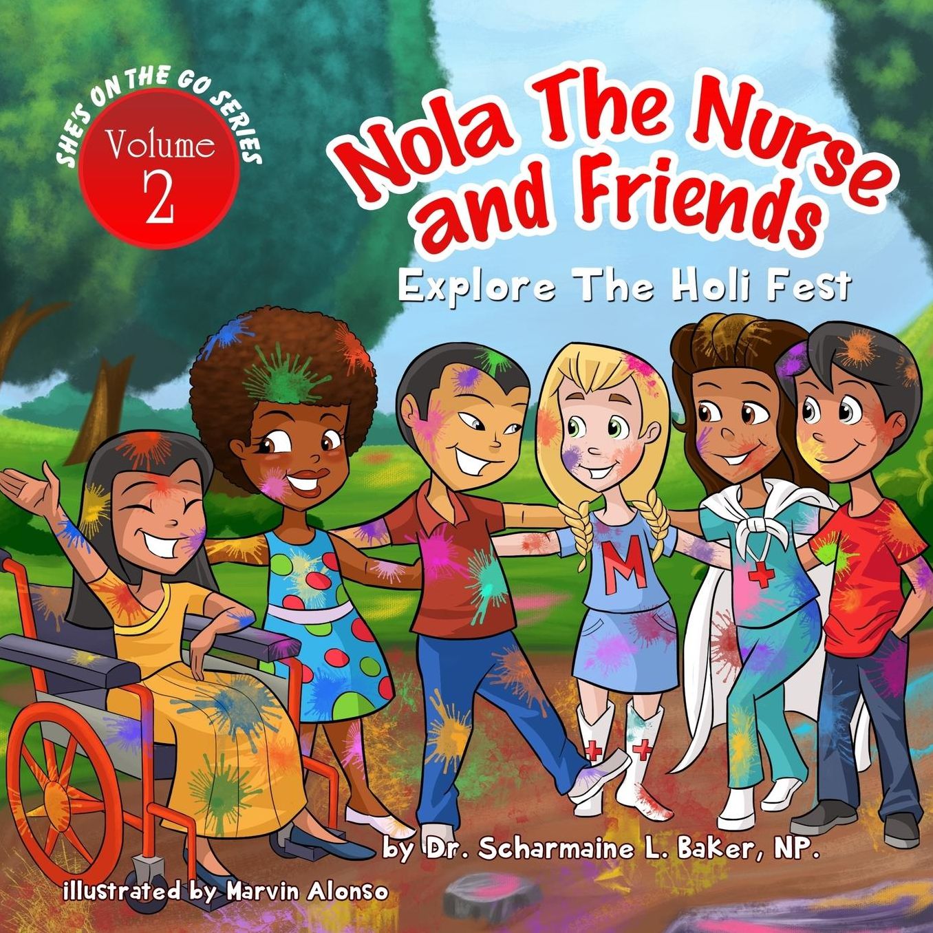 Nola The Nurse & Friends Explore The Holi Fest