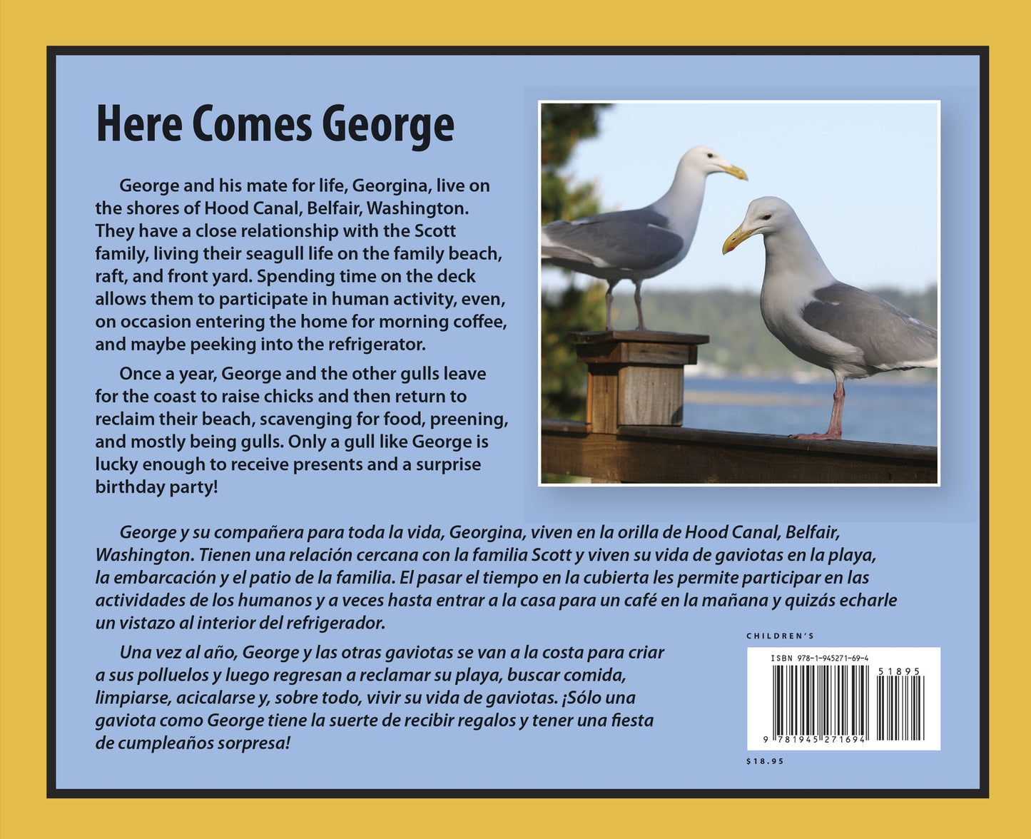 Here Comes George: Aquí viene George (English and Spanish Edition)