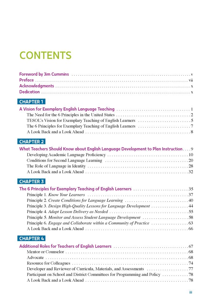 6 Principles for Exemplary Teaching of English Learners
