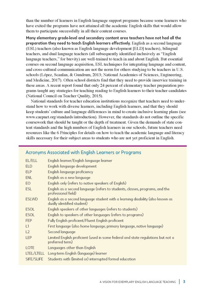 6 Principles for Exemplary Teaching of English Learners