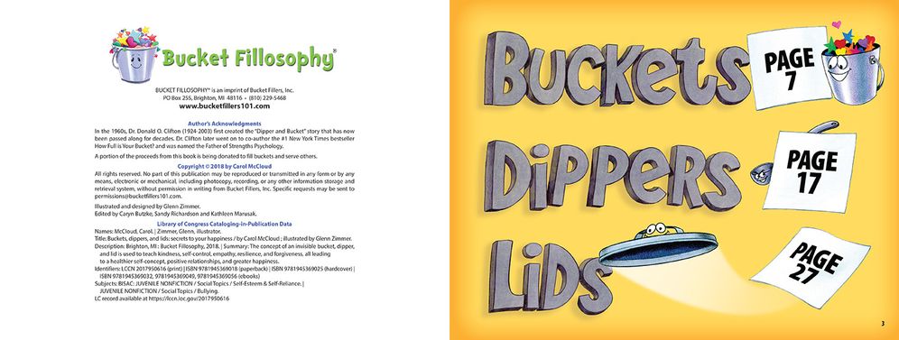 Buckets, Dippers, and Lids: Secrets to Your Happiness