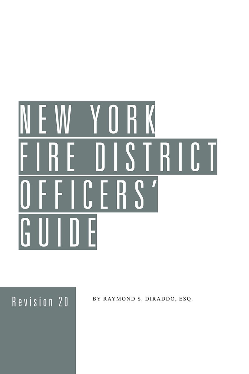 New York Fire District Officers' Guide