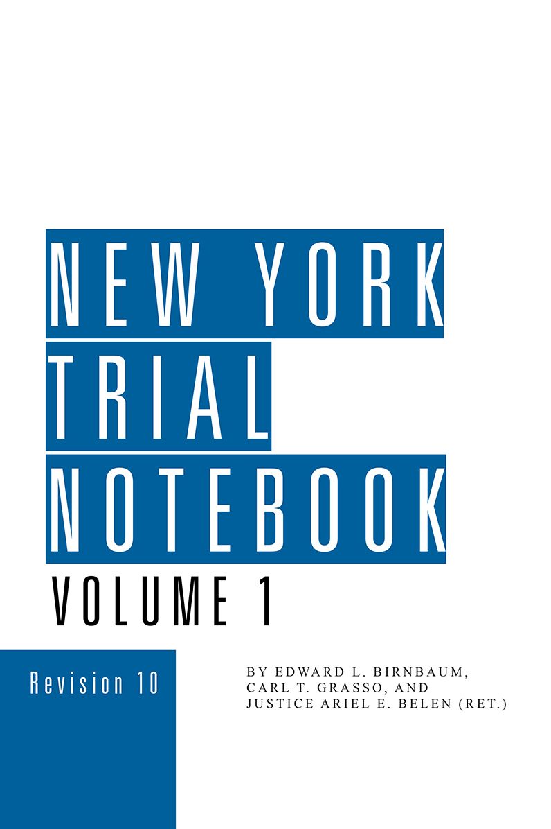 New York Trial Notebook