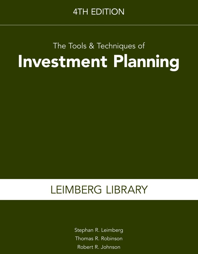 Tools & Techniques of Investment Planning, 4th Edition