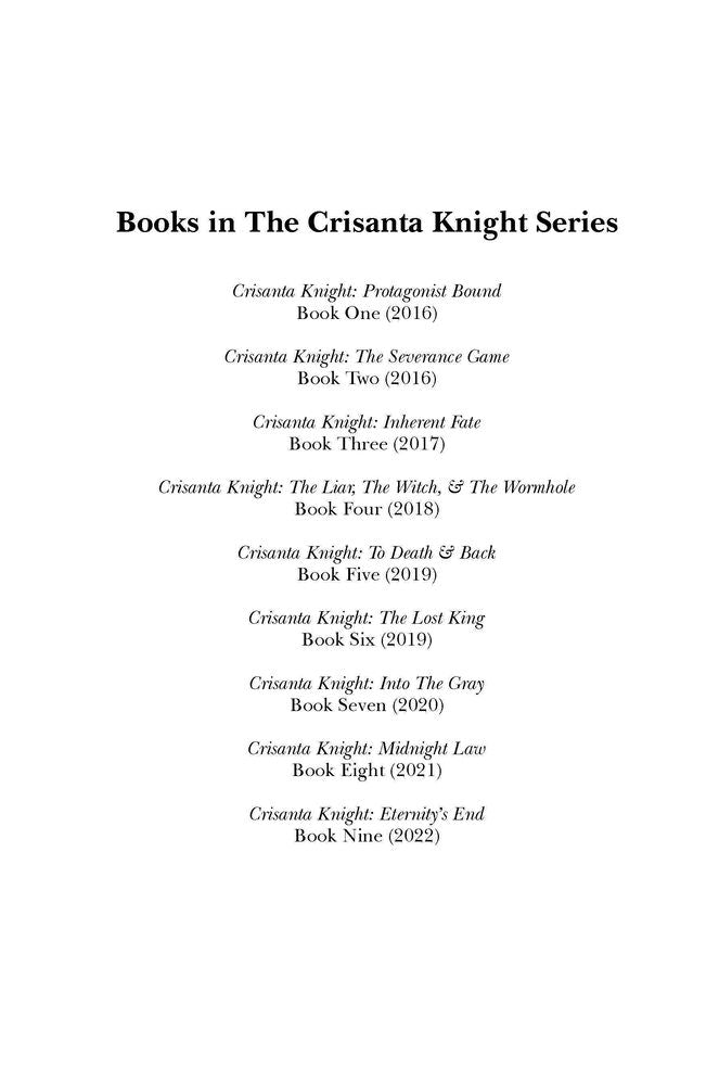 Crisanta Knight: The Liar, the Witch, & the Wormhole