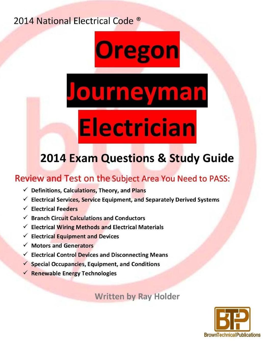 Oregon 2014 Journeyman Electrician Study Guide