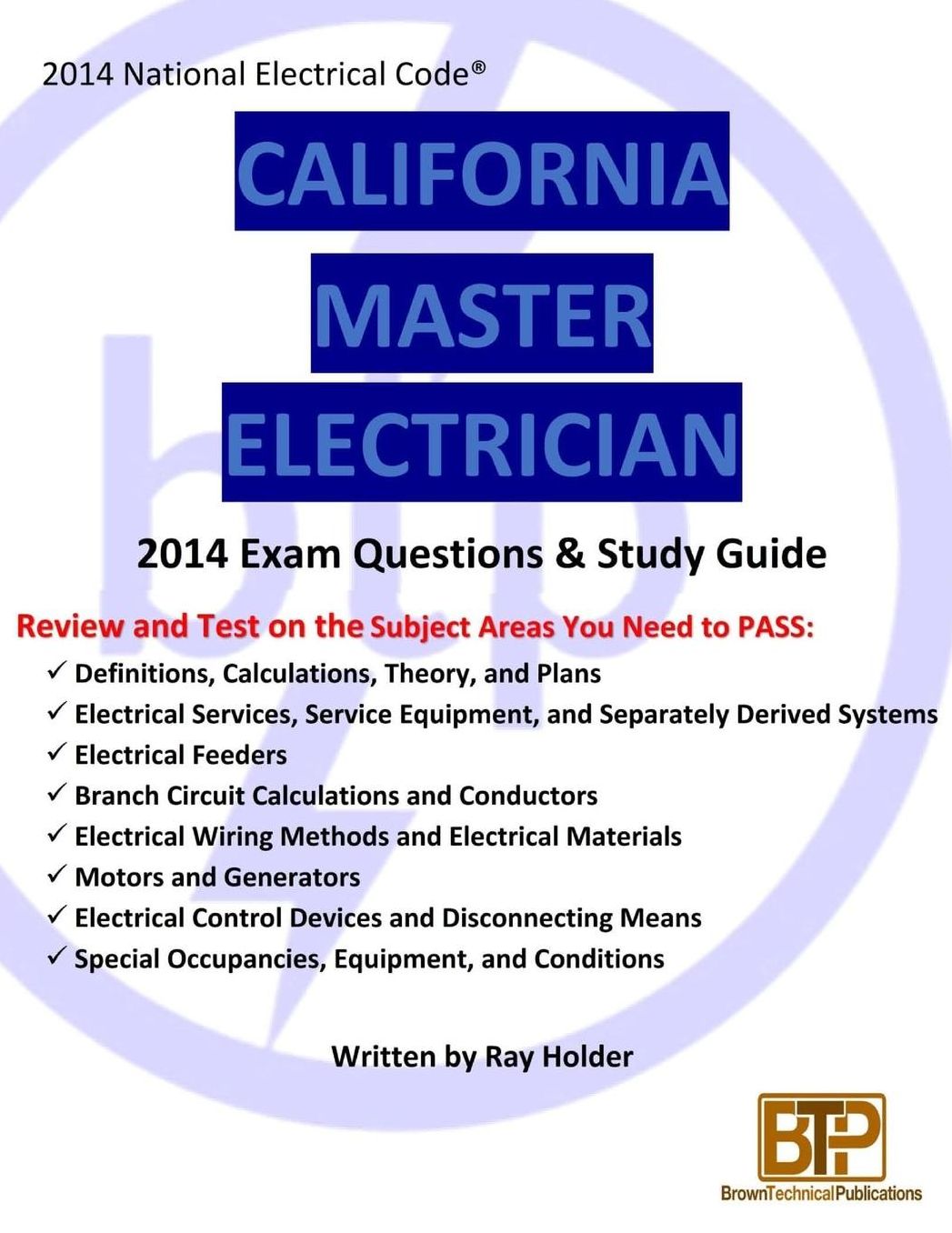 California 2014 Master Electrician Study Guide