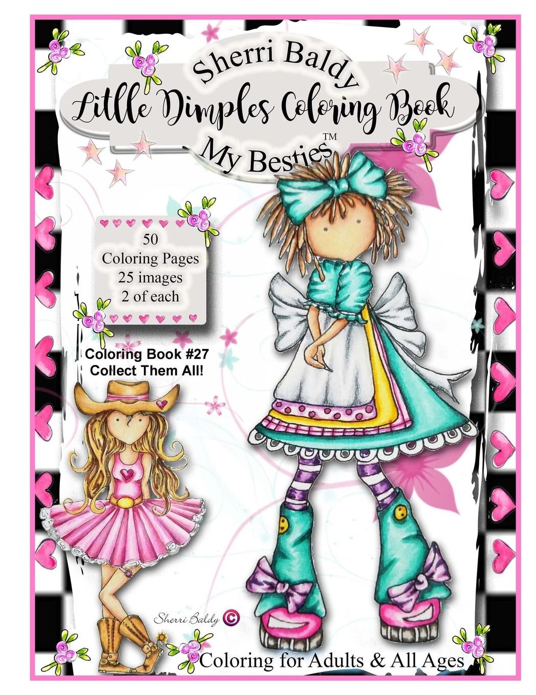 Sherri Baldy My Besties Little Dimples Coloring Book
