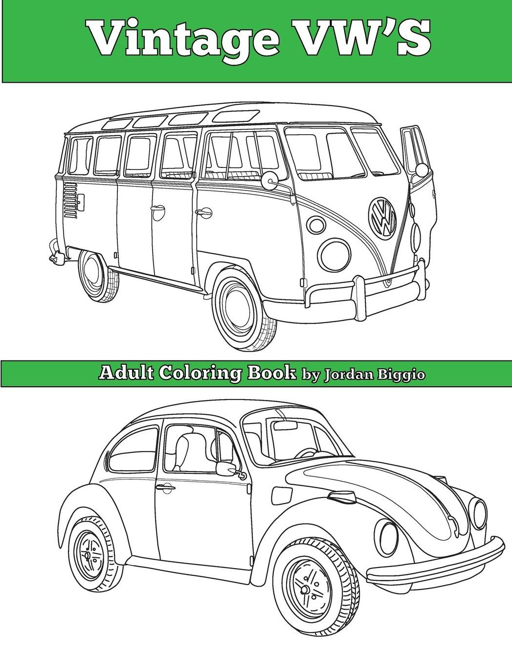 Vintage VW's: An Adult Coloring Book