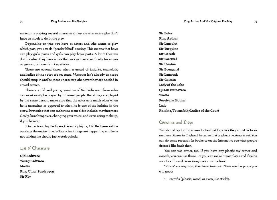 King Arthur and His Knights: A Companion Reader with a Dramatization