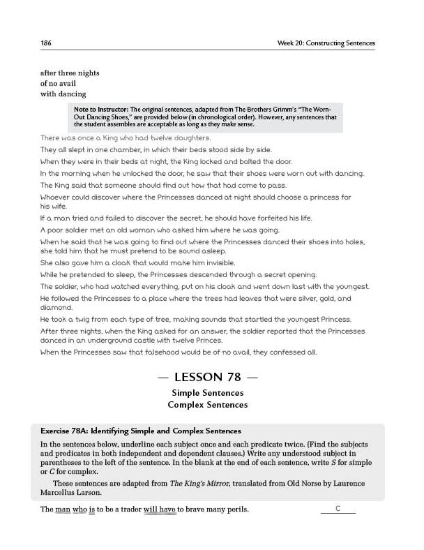 Grammar for the Well-Trained Mind Key to Red Workbook: A Complete Course for Young Writers, Aspiring Rhetoricians, and Anyone Else Who Needs to Understand How English Works
