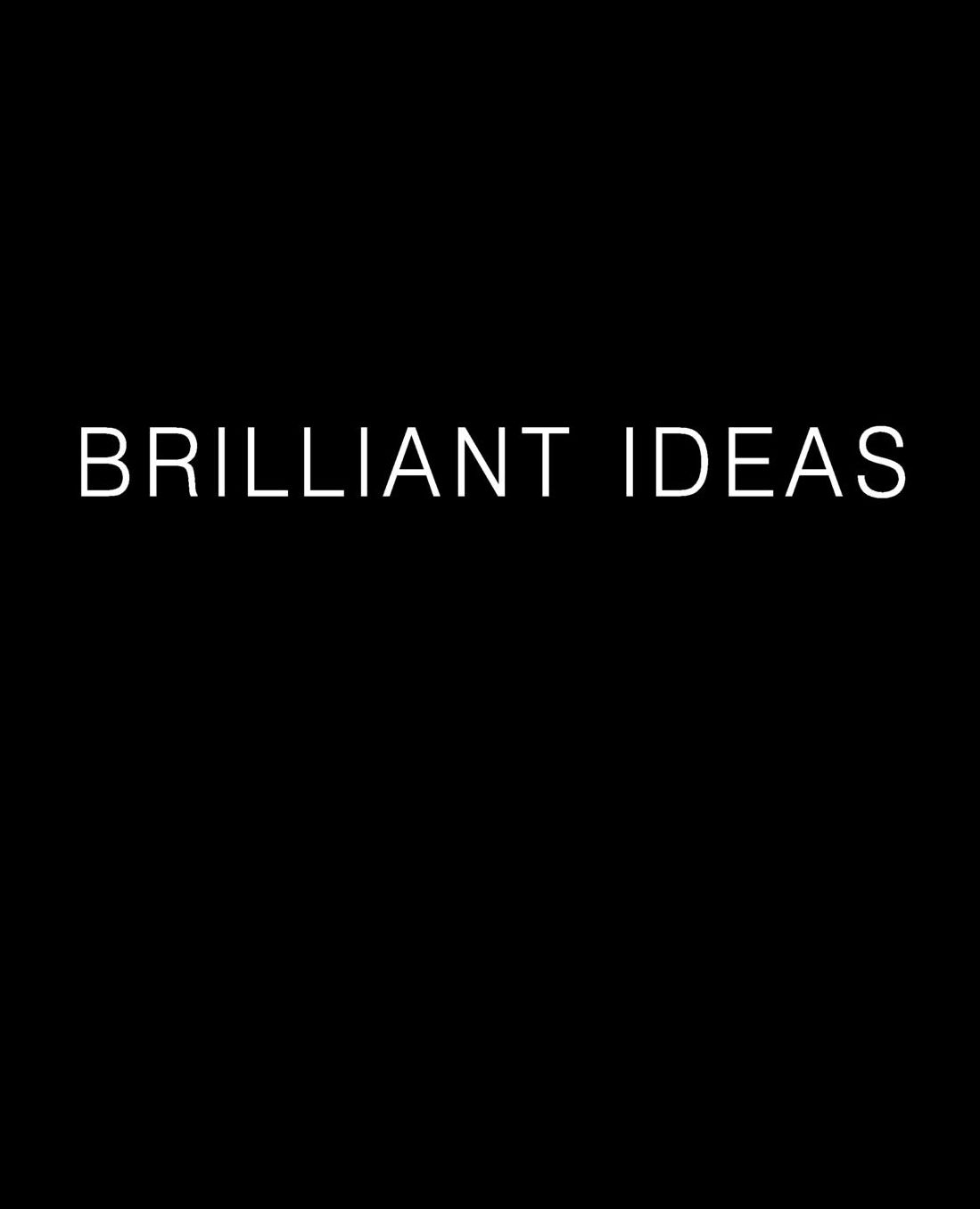 BRILLIANT IDEAS Journal (Blank/Lined)