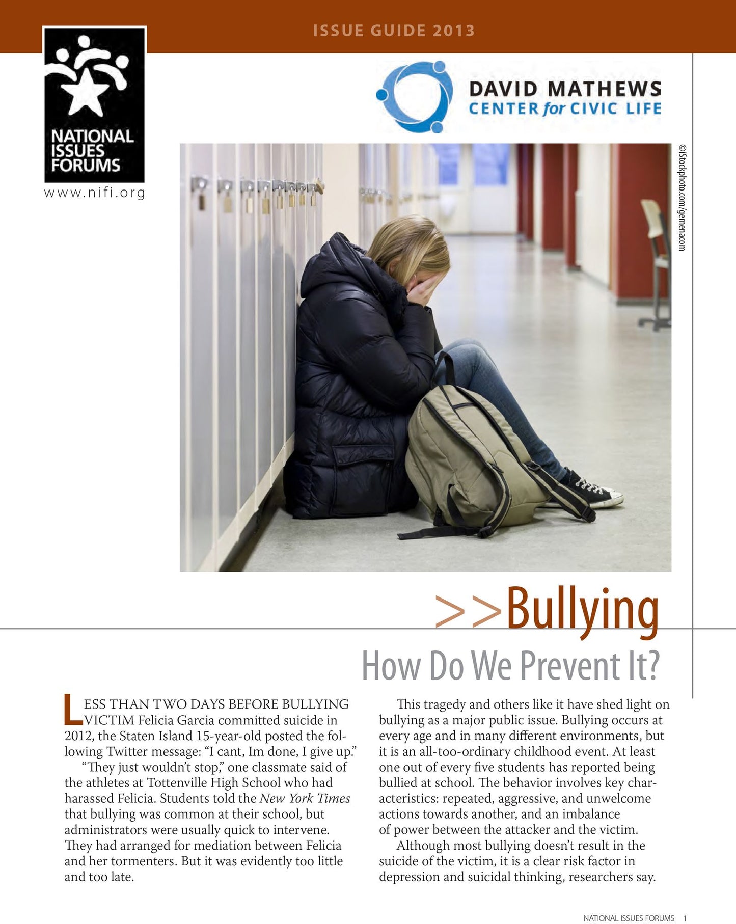 Bullying: How Do We Prevent It?