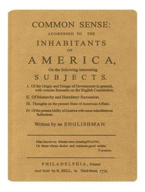 Common Sense: Gold Lined Journal