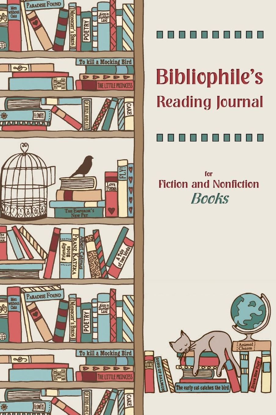 Bibliophile's Reading Journal - pocket edition: for Fiction and Nonfiction Books