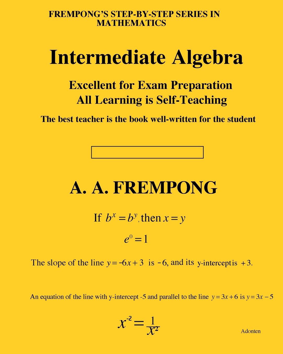 Intermediate Algebra