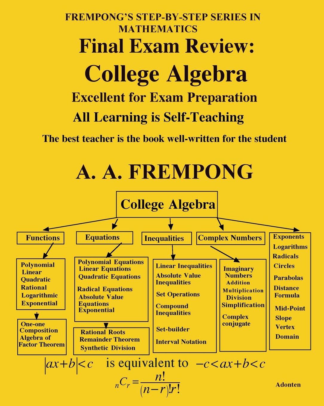 Final Exam Review: College Algebra