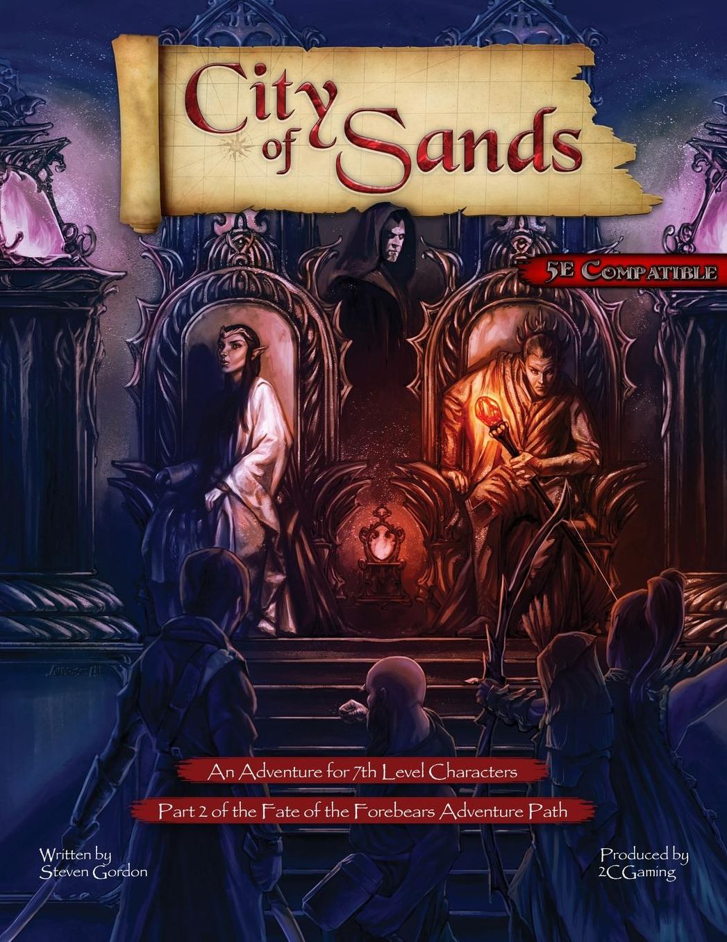 City of Sands: Part 2 of 6 in the Fate of the Forebears Adventure Path (5E Compatible)