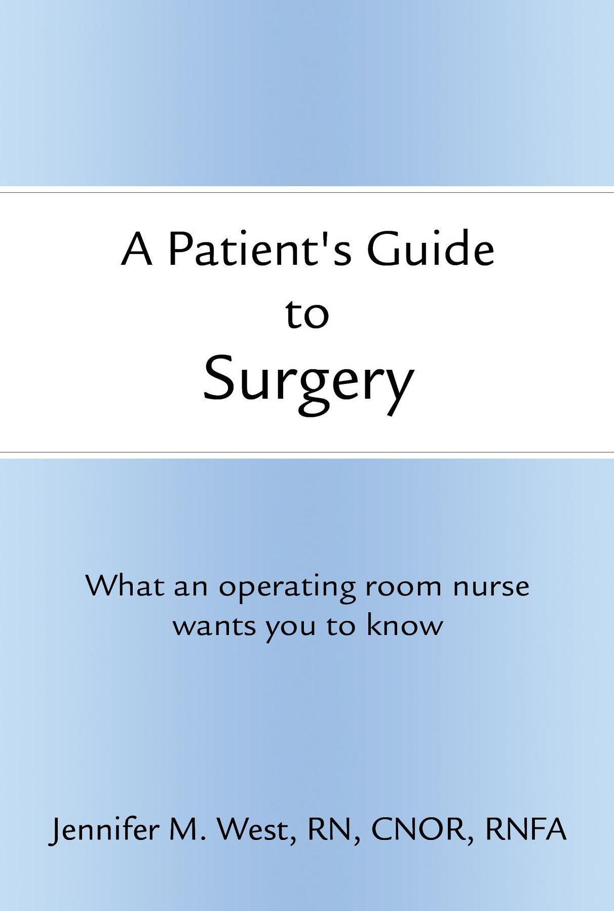 A Patient's Guide to Surgery
