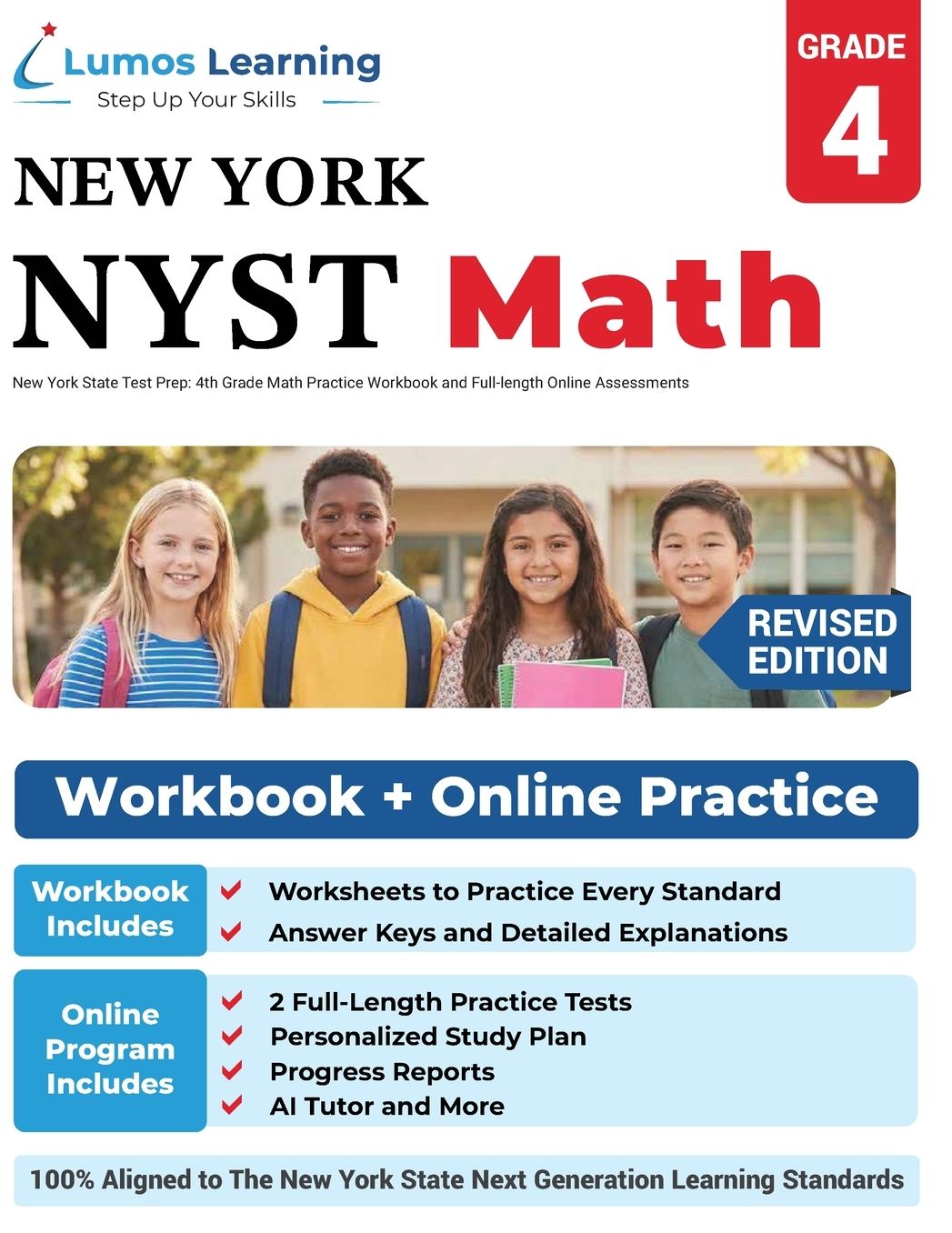 New York State Test Prep: 4th Grade Math Practice Workbook and Full-length Online Assessments: NYST Study Guide