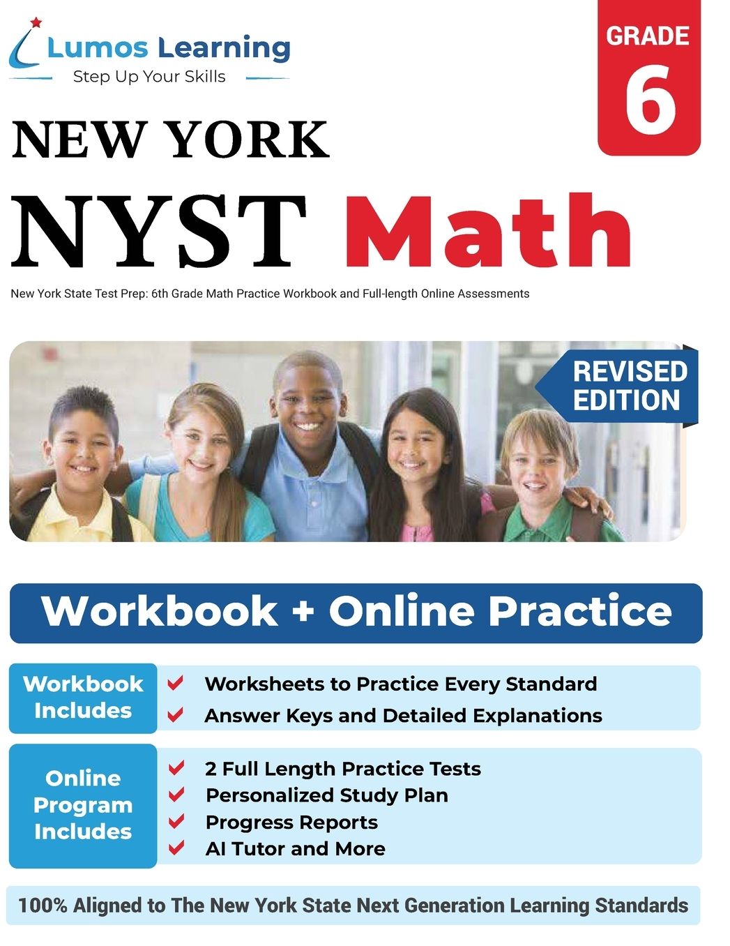 New York State Test Prep: 6th Grade Math Practice Workbook and Full-length Online Assessments: NYST Study Guide