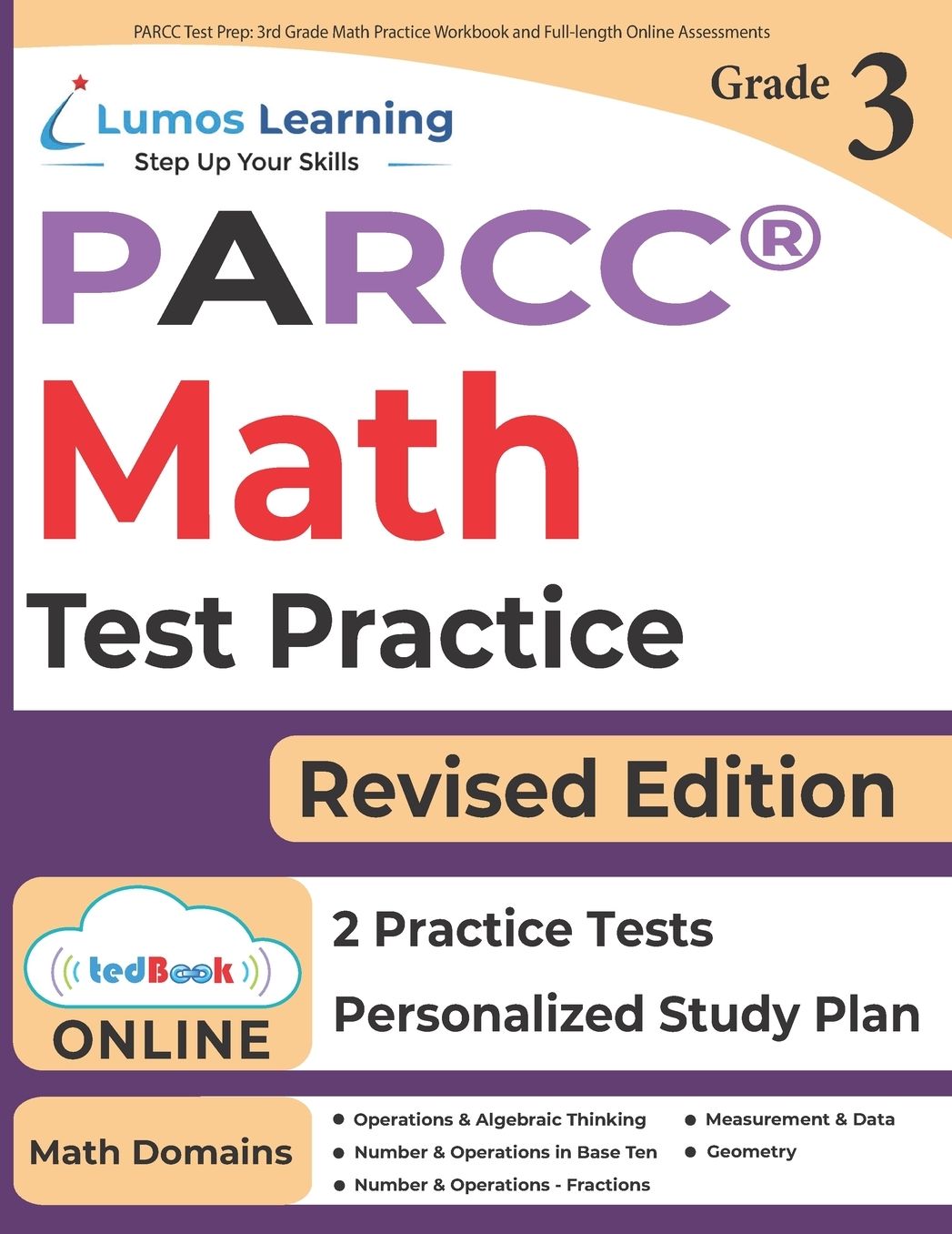 Parcc Test Prep: 3rd Grade Math Practice Workbook and Full-Length Online Assessments: Parcc Study Guide