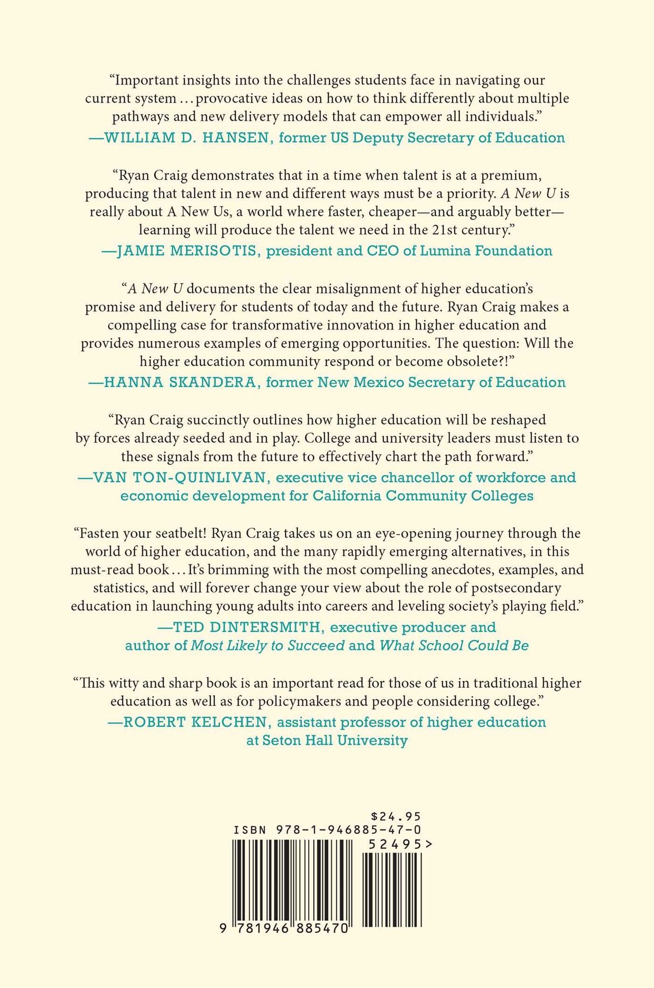 A New U: Faster + Cheaper Alternatives to College