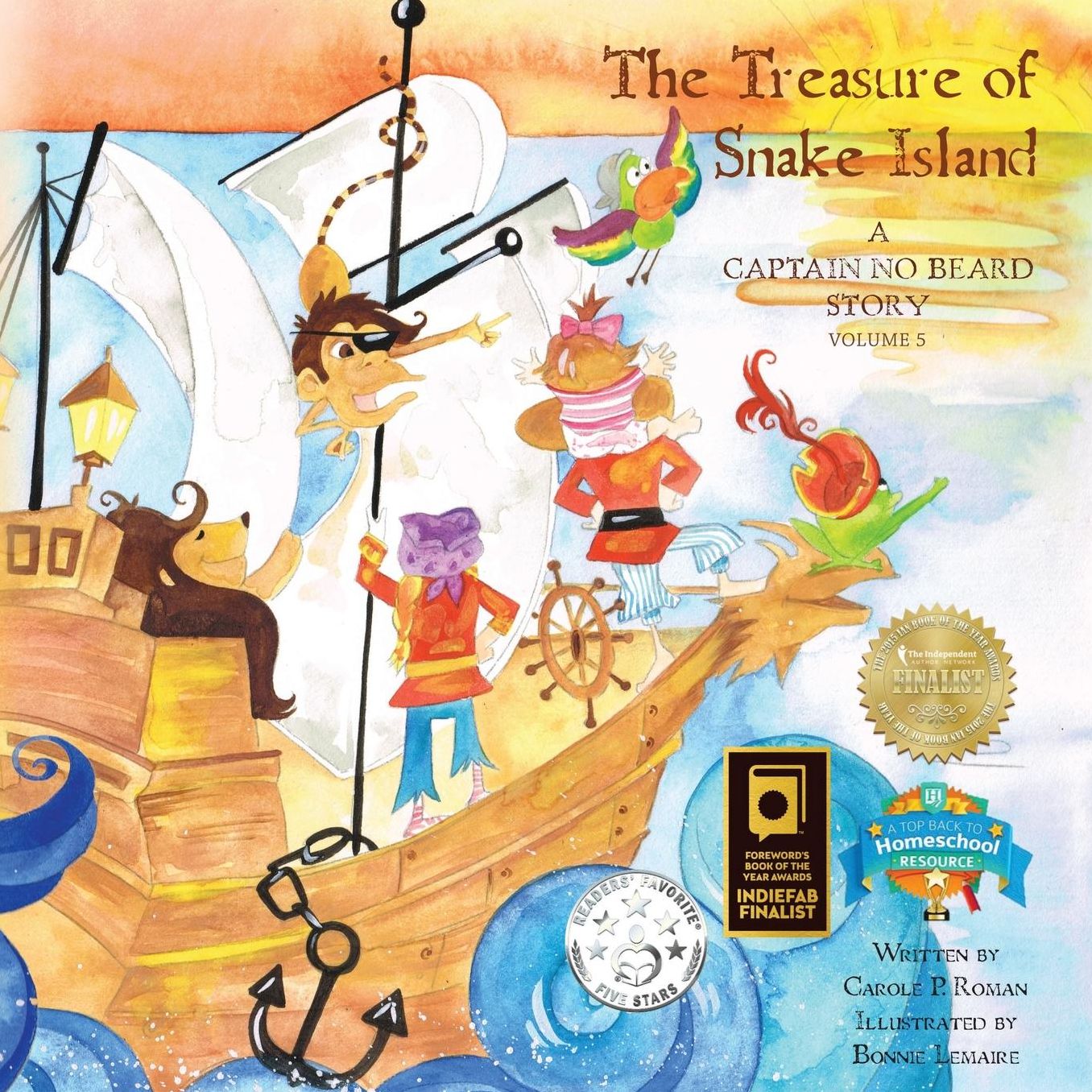 The Treasure of Snake Island: A Captain No Beard Story