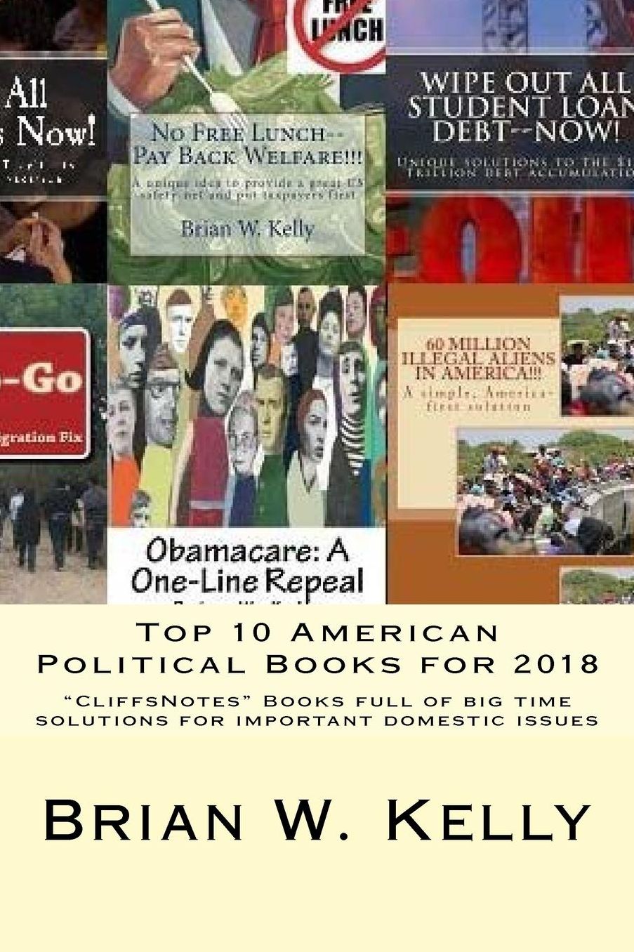 Top 10 American Political Books for 2018: Cliffsnotes Books Full of Big Time Solutions for Important Domestic Issues