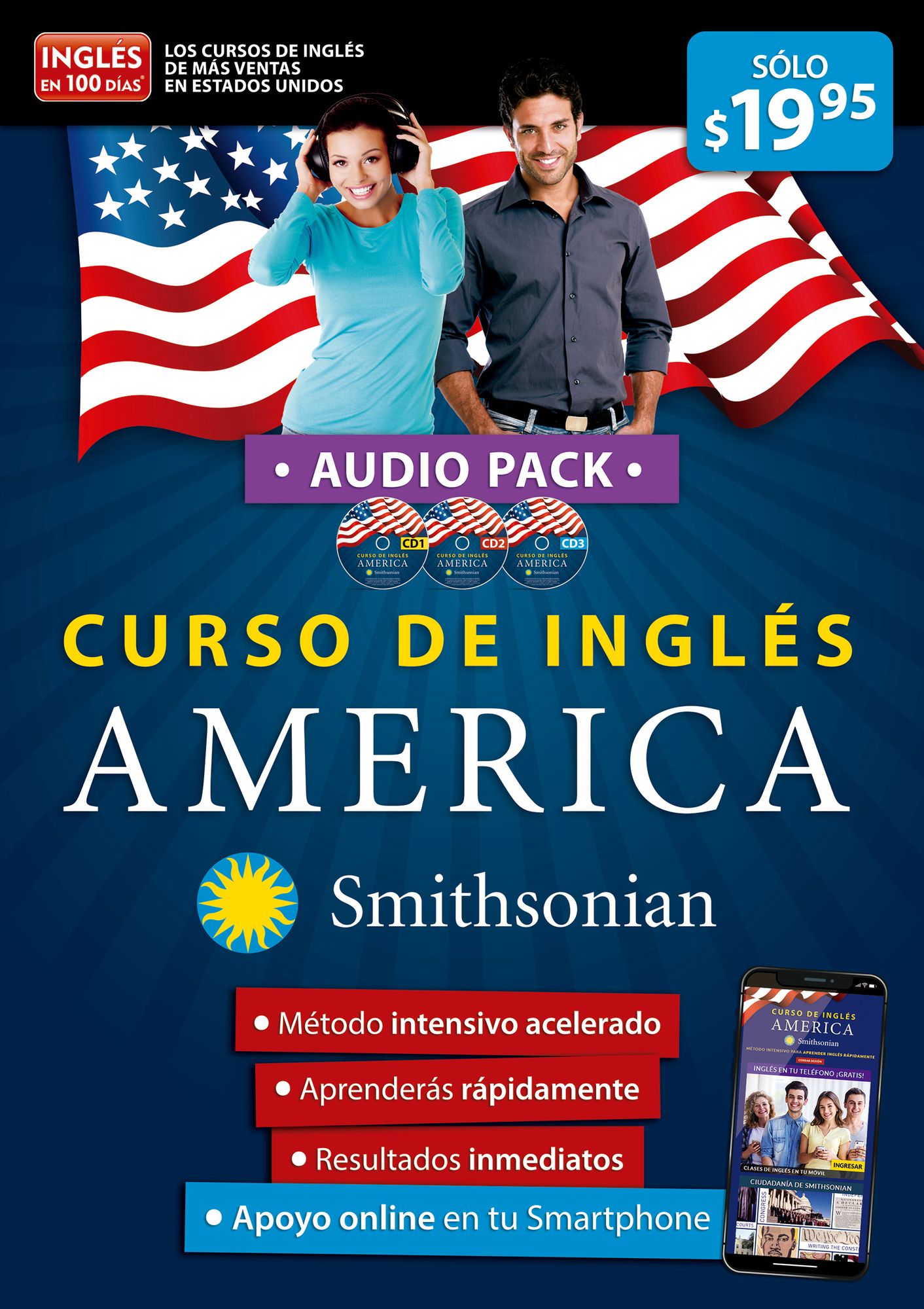 Curso de Ingles America de Smithsonian.. Audiopack / America English Course, Smithsonian Institution
