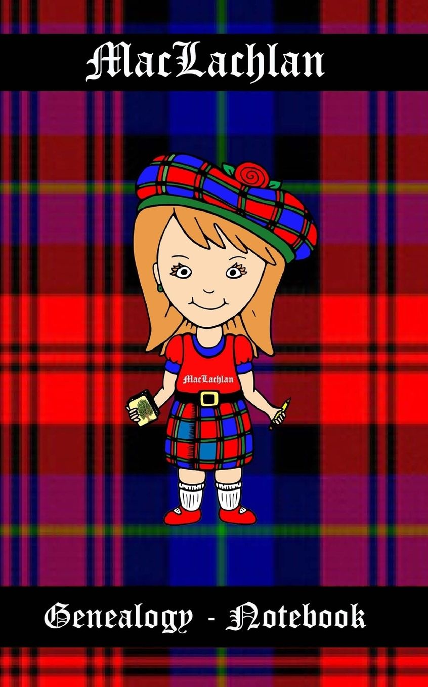 MacLachlan Genealogy - Notebook: 5" x 8" Scottish Genealogy - Notebook - If you are a beginner Genealogist, a Pro or someone that simply enjoys family history and want a special book to keep track of your research and keep it safe, then this is the notebo