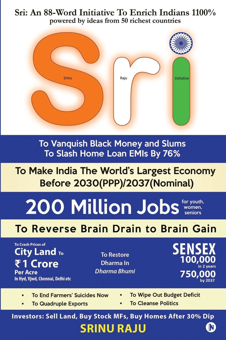 Sri: An 88-Word Initiative To Enrich Indians 1100%