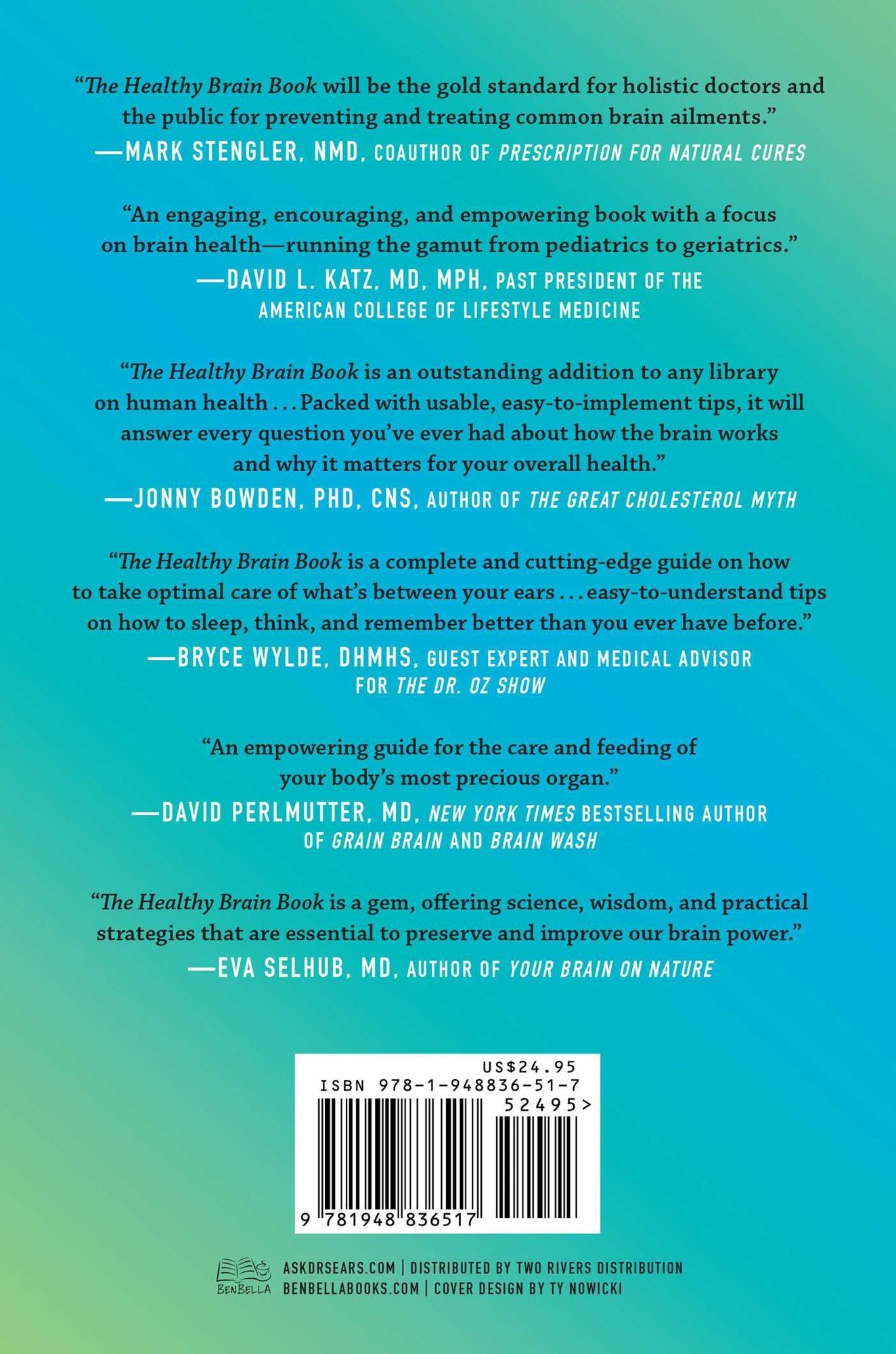 The Healthy Brain Book : An All-ages Guide to a Calmer, Happier, Sharper You: a Proven Plan for Managing Anxiety, Depression, and ADHD, and Preventing and Reversing Dementia and Alzheimer's