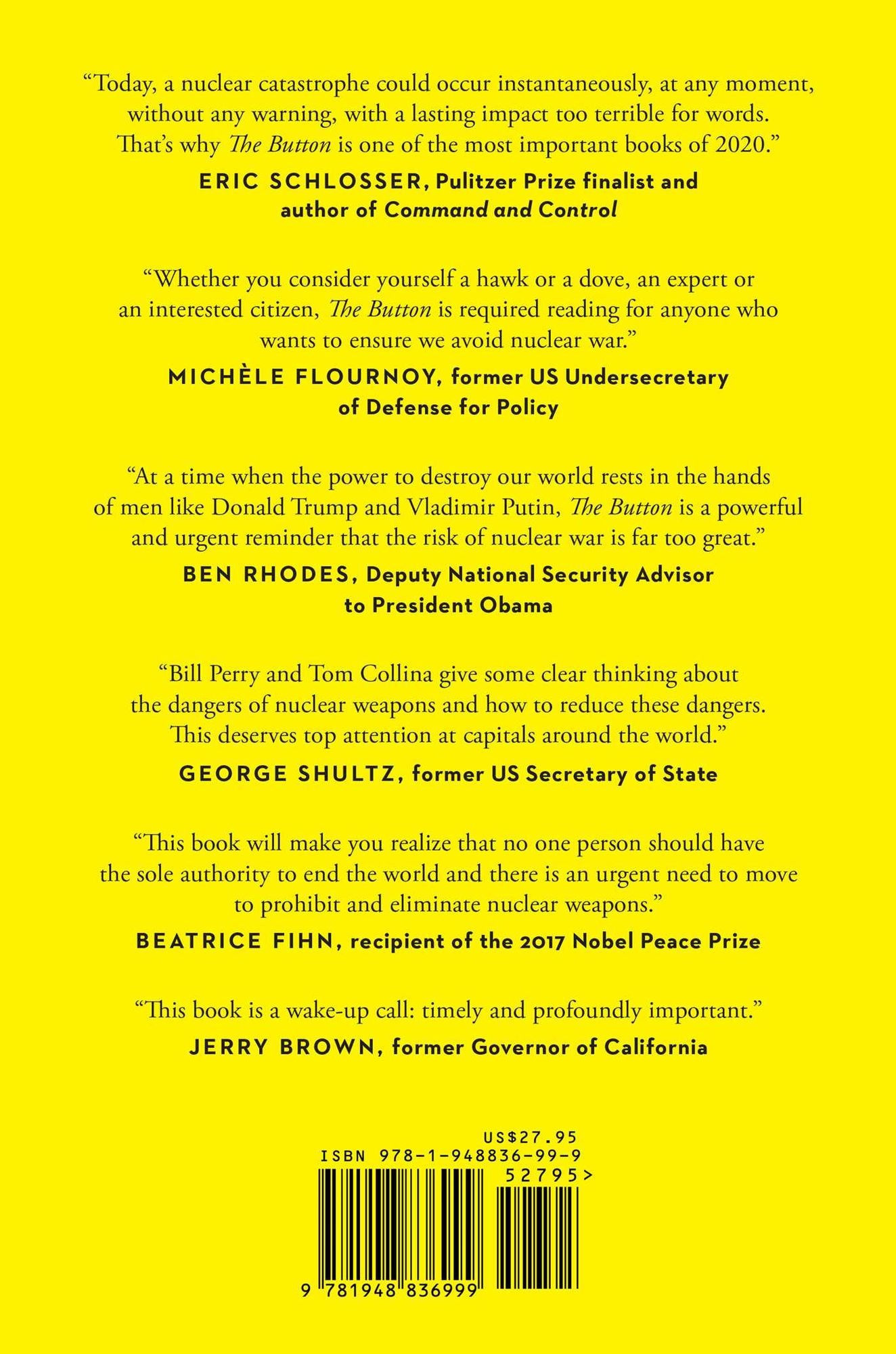 The Button: The New Nuclear Arms Race and Presidential Power from Truman to Trump