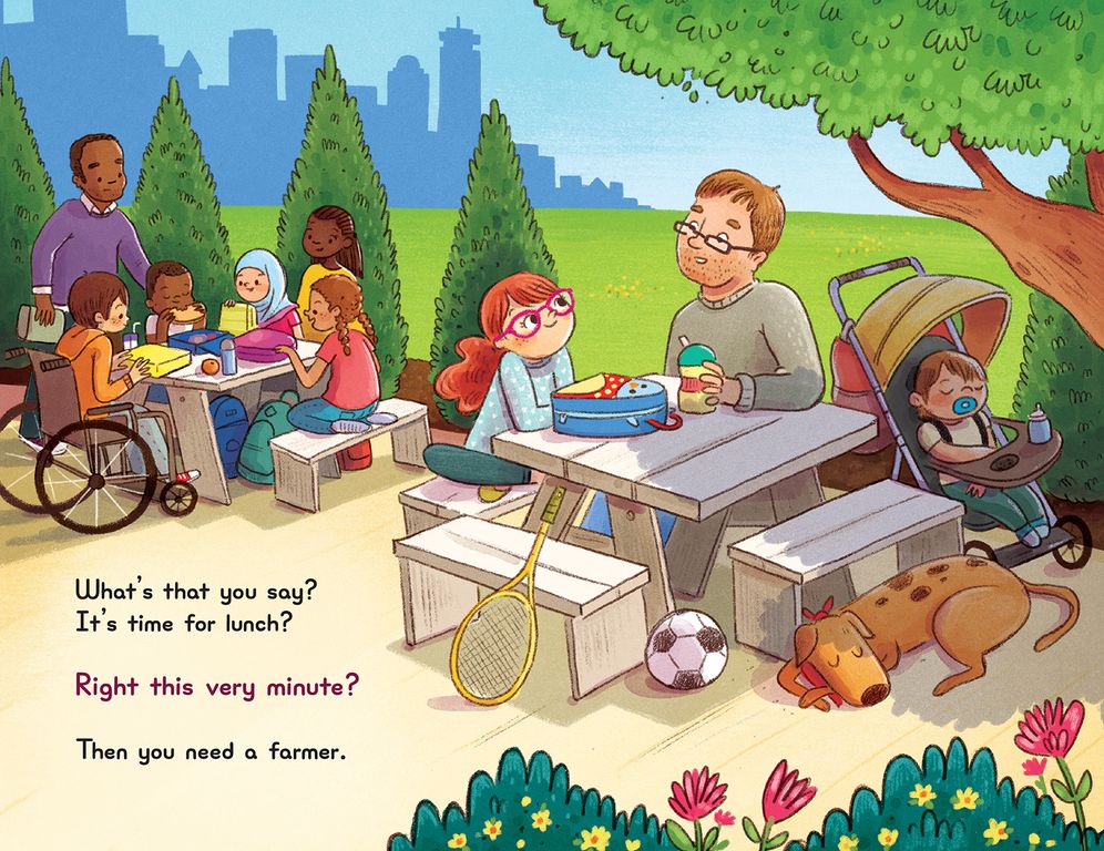 Right This Very Minute : A table-to-farm book about food and farming