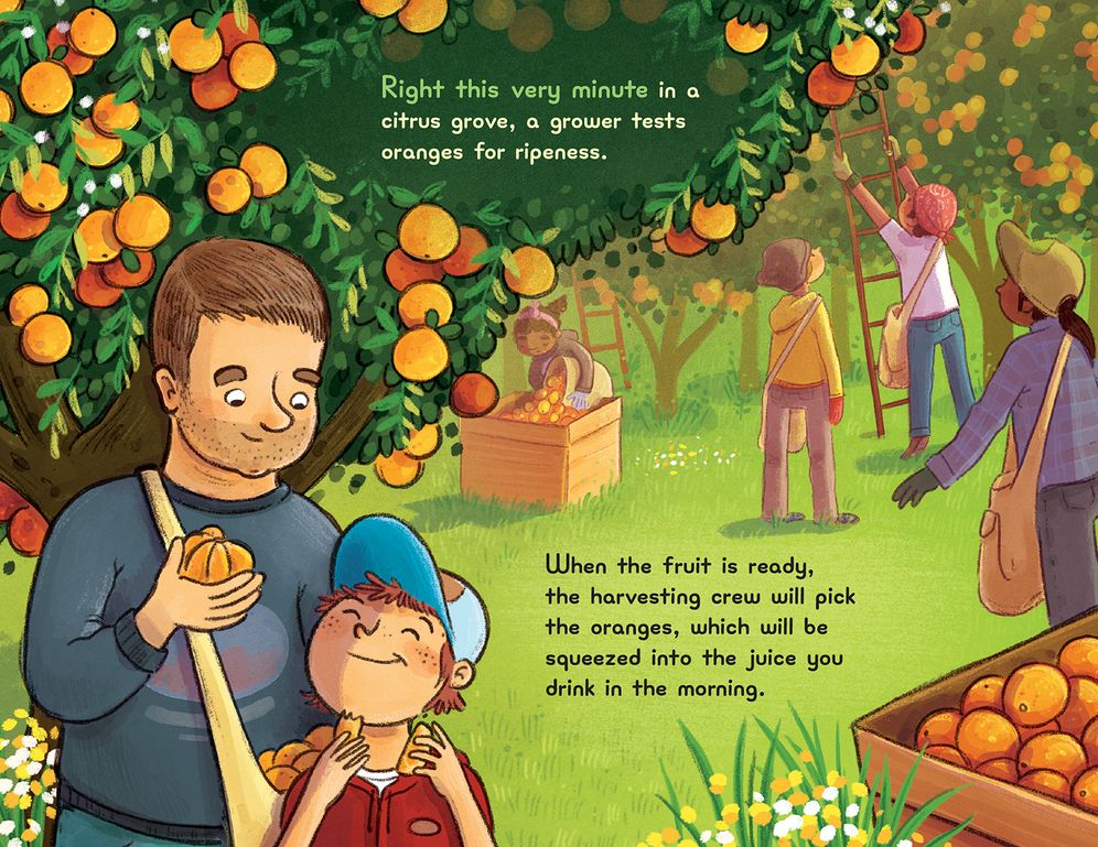 Right This Very Minute : A table-to-farm book about food and farming