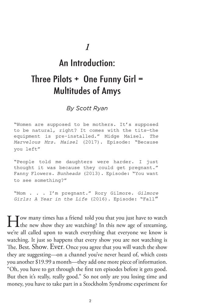 The Women of Amy Sherman-Palladino : Gilmore Girls, Bunheads and Mrs. Maisel
