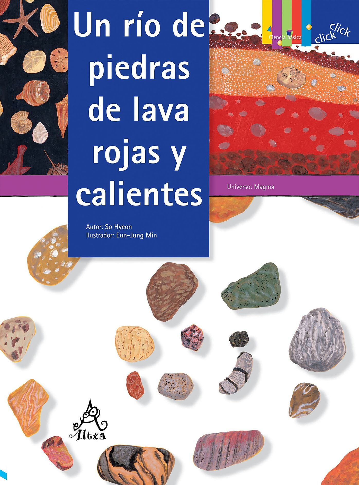 Un Rï¿½o de Piedras de Lava Rojas y Calientes / A River of Red, Hot Lava Stones